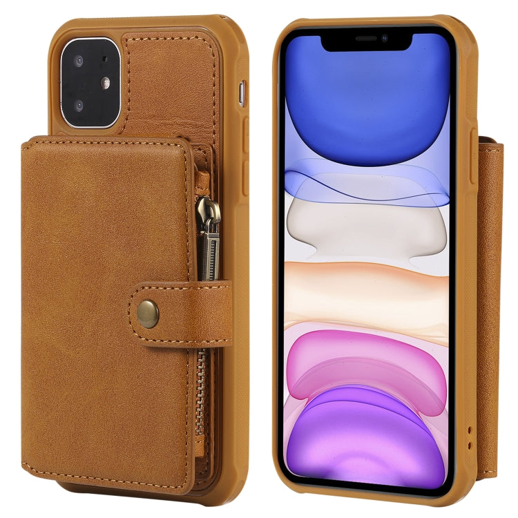 Custodia portafoglio con cerniera e slot carte