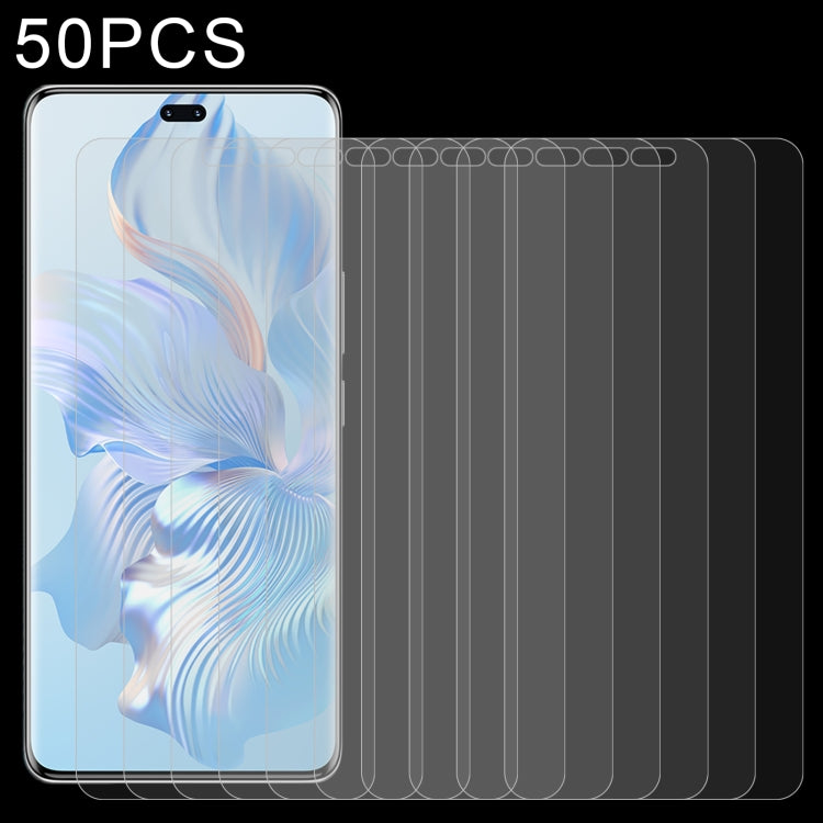 50 pellicole in vetro temperato 0,26 mm 9H 2,5D, For Honor 80 / 80 SE(50 PCS), For Honor 80 Pro(50 PCS), For Cricket Debut Smart (50 PCS), For TCL 405 (50 PCS), For Sharp Rouvo V (50 PCS)