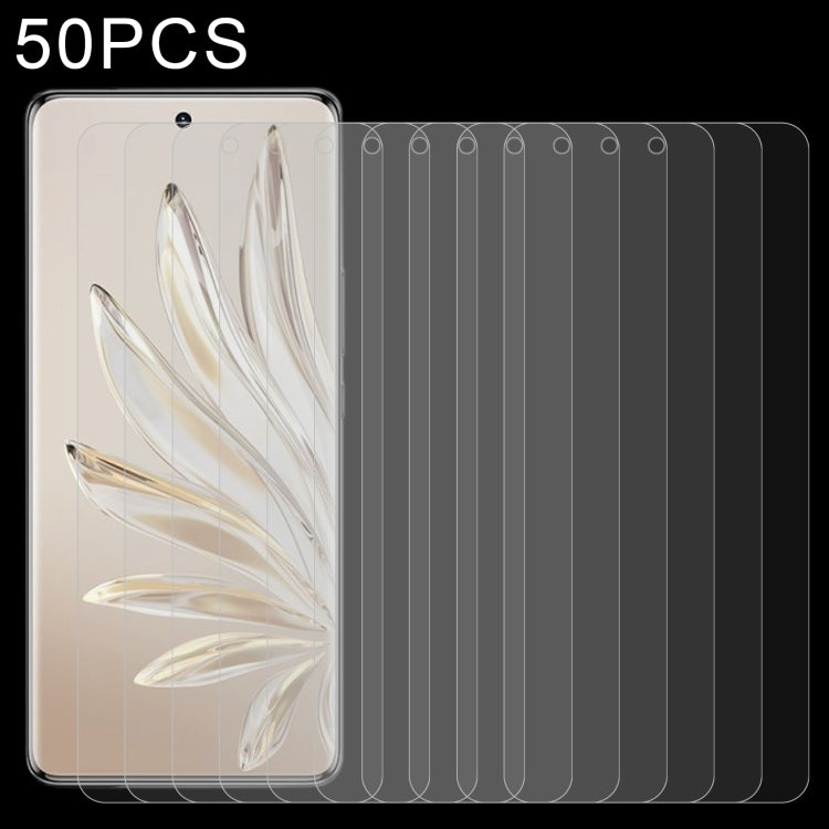 50 pellicole in vetro temperato 0,26 mm 9H 2,5D, For Honor 80 / 80 SE(50 PCS), For Honor 80 Pro(50 PCS), For Cricket Debut Smart (50 PCS), For TCL 405 (50 PCS), For Sharp Rouvo V (50 PCS)