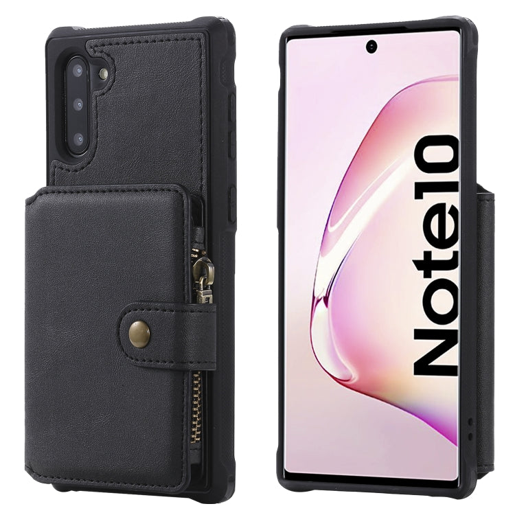 Custodia portafoglio con cerniera e slot carte