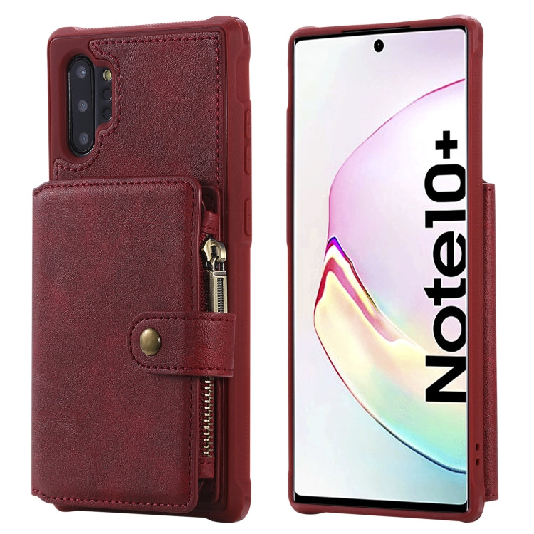 Custodia portafoglio con cerniera e slot carte