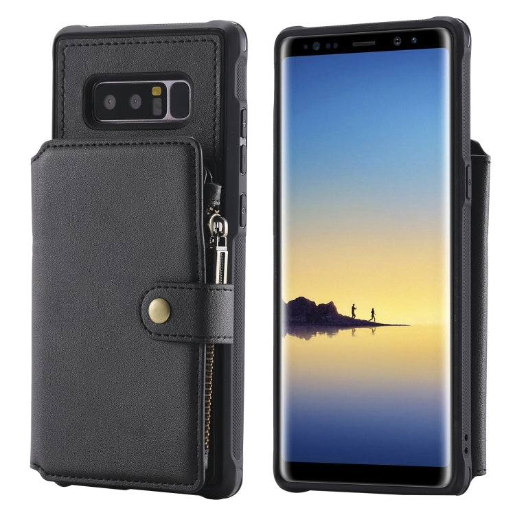 Custodia portafoglio con cerniera e slot carte