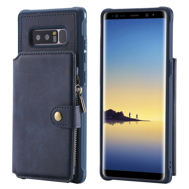Custodia portafoglio con cerniera e slot carte