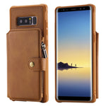 Custodia portafoglio con cerniera e slot carte