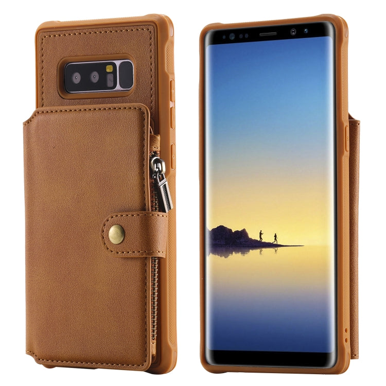 Custodia portafoglio con cerniera e slot carte