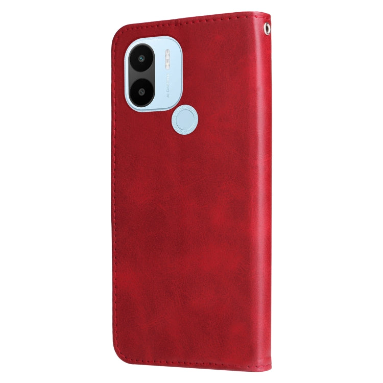Custodia per telefono in pelle con cerniera in vitello, For Xiaomi Redmi A1+, For Xiaomi Redmi 11 Prime 4G, For Xiaomi Redmi Note 12 China, For Xiaomi Redmi Note 12 Pro 5G China