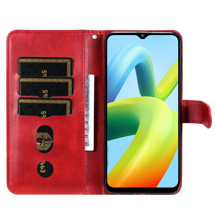 Custodia per telefono in pelle con cerniera in vitello, For Xiaomi Redmi A1+, For Xiaomi Redmi 11 Prime 4G, For Xiaomi Redmi Note 12 China, For Xiaomi Redmi Note 12 Pro 5G China