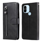 Custodia per telefono in pelle con cerniera in vitello, For Xiaomi Redmi A1+, For Xiaomi Redmi 11 Prime 4G, For Xiaomi Redmi Note 12 China, For Xiaomi Redmi Note 12 Pro 5G China