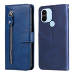 Custodia per telefono in pelle con cerniera in vitello, For Xiaomi Redmi A1+, For Xiaomi Redmi 11 Prime 4G, For Xiaomi Redmi Note 12 China, For Xiaomi Redmi Note 12 Pro 5G China