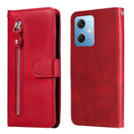 Custodia per telefono in pelle con cerniera in vitello, For Xiaomi Redmi A1+, For Xiaomi Redmi 11 Prime 4G, For Xiaomi Redmi Note 12 China, For Xiaomi Redmi Note 12 Pro 5G China