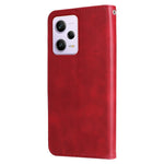 Custodia per telefono in pelle con cerniera in vitello, For Xiaomi Redmi Note 12 Pro+ China