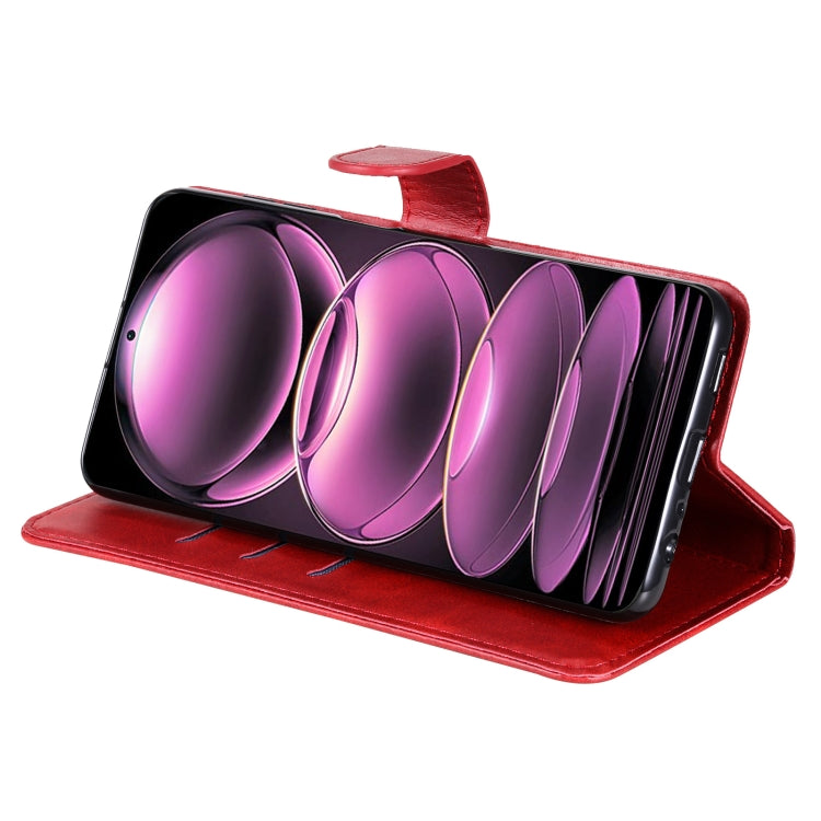 Custodia per telefono in pelle con cerniera in vitello, For Xiaomi Redmi Note 12 Pro+ China