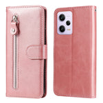Custodia per telefono in pelle con cerniera in vitello, For Xiaomi Redmi Note 12 Pro+ China