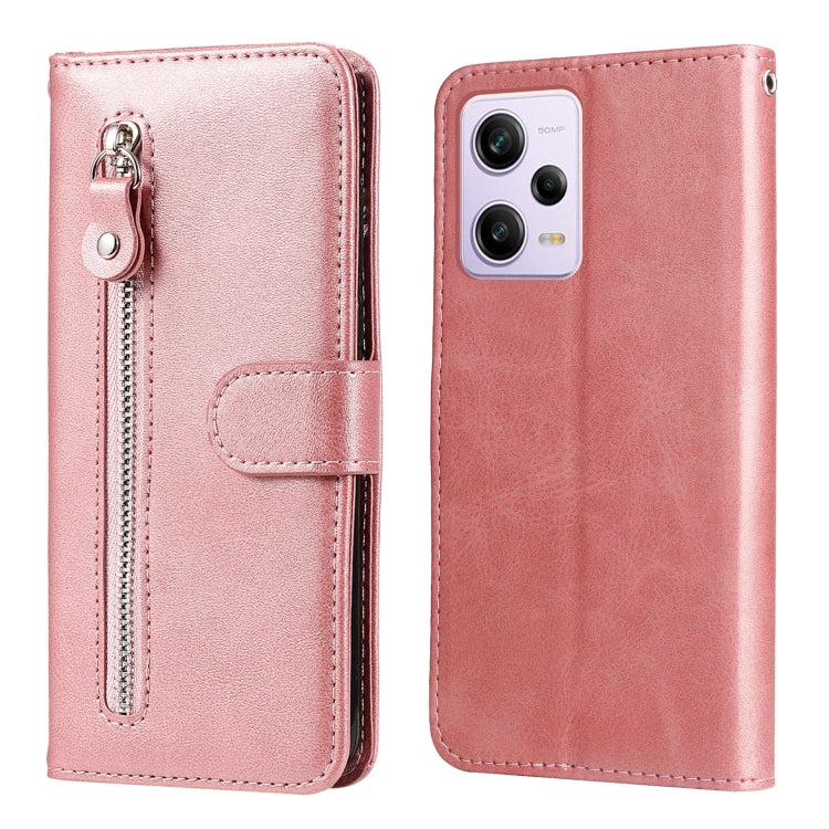 Custodia per telefono in pelle con cerniera in vitello, For Xiaomi Redmi Note 12 Pro+ China