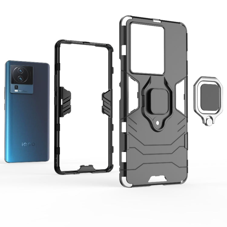 Custodia protettiva antiurto per PC + TPU con supporto per anello magnetico, For vivo iQOO Neo7, For Xiaomi Redmi Note 12 China, For Xiaomi Redmi Note 12 Pro 5G China, For Xiaomi Redmi Note 12 Pro+ China