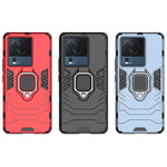 Custodia protettiva antiurto per PC + TPU con supporto per anello magnetico, For vivo iQOO Neo7, For Xiaomi Redmi Note 12 China, For Xiaomi Redmi Note 12 Pro 5G China, For Xiaomi Redmi Note 12 Pro+ China
