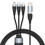 ADC-008 100W USB/Tipo-C a Tipo-C + 8 pin + Micro USB Due o tre Cavo dati di ricarica rapida completamente compatibile, 1.2m, 2m