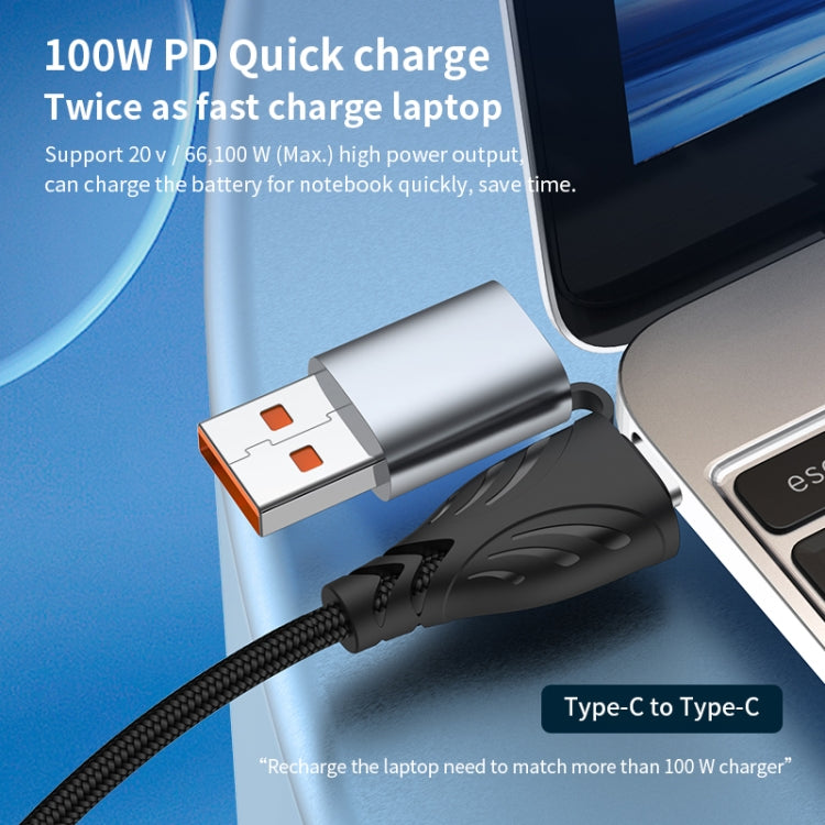 ADC-008 100W USB/Tipo-C a Tipo-C + 8 pin + Micro USB Due o tre Cavo dati di ricarica rapida completamente compatibile, 1.2m, 2m