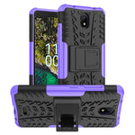 Gomma Texture TPU + Custodia per telefono PC con supporto, For Nokia C100, For Nokia C200, For Nokia G100
