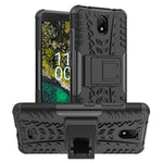 Gomma Texture TPU + Custodia per telefono PC con supporto, For Nokia C100, For Nokia C200, For Nokia G100