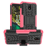Gomma Texture TPU + Custodia per telefono PC con supporto, For Nokia C100, For Nokia C200, For Nokia G100
