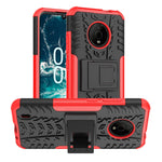 Gomma Texture TPU + Custodia per telefono PC con supporto, For Nokia C100, For Nokia C200, For Nokia G100