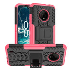 Gomma Texture TPU + Custodia per telefono PC con supporto, For Nokia C100, For Nokia C200, For Nokia G100