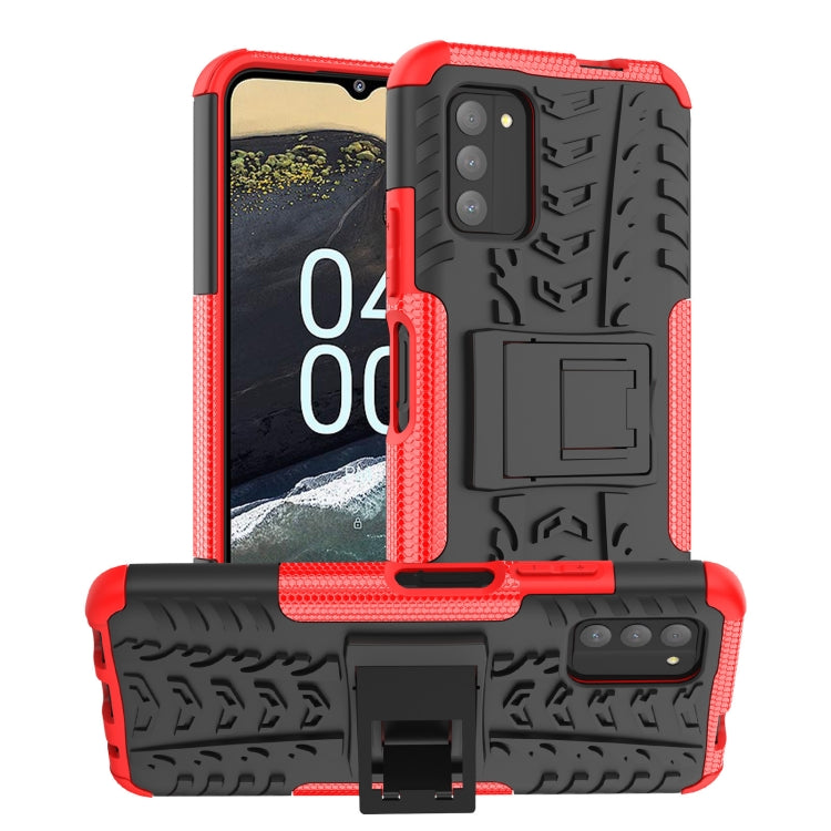 Gomma Texture TPU + Custodia per telefono PC con supporto, For Nokia C100, For Nokia C200, For Nokia G100
