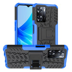Gomma Texture TPU + Custodia per telefono PC con supporto, For OPPO A57 4G