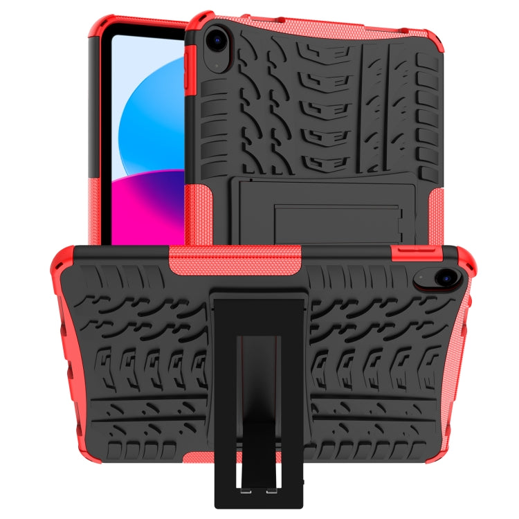 Tyre Texture TPU + custodia per tablet PC con supporto, For iPad 10th Gen 10.9 2022, For Amazon Kindle Fire HD 8 2022