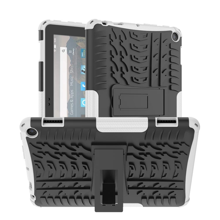 Tyre Texture TPU + custodia per tablet PC con supporto, For iPad 10th Gen 10.9 2022, For Amazon Kindle Fire HD 8 2022