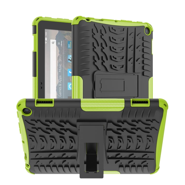 Tyre Texture TPU + custodia per tablet PC con supporto, For iPad 10th Gen 10.9 2022, For Amazon Kindle Fire HD 8 2022