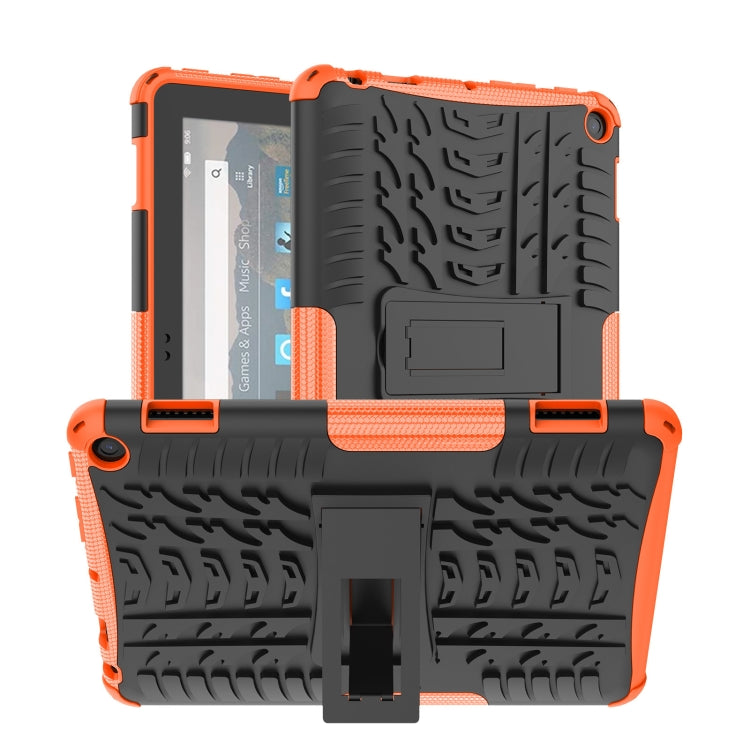 Tyre Texture TPU + custodia per tablet PC con supporto, For iPad 10th Gen 10.9 2022, For Amazon Kindle Fire HD 8 2022