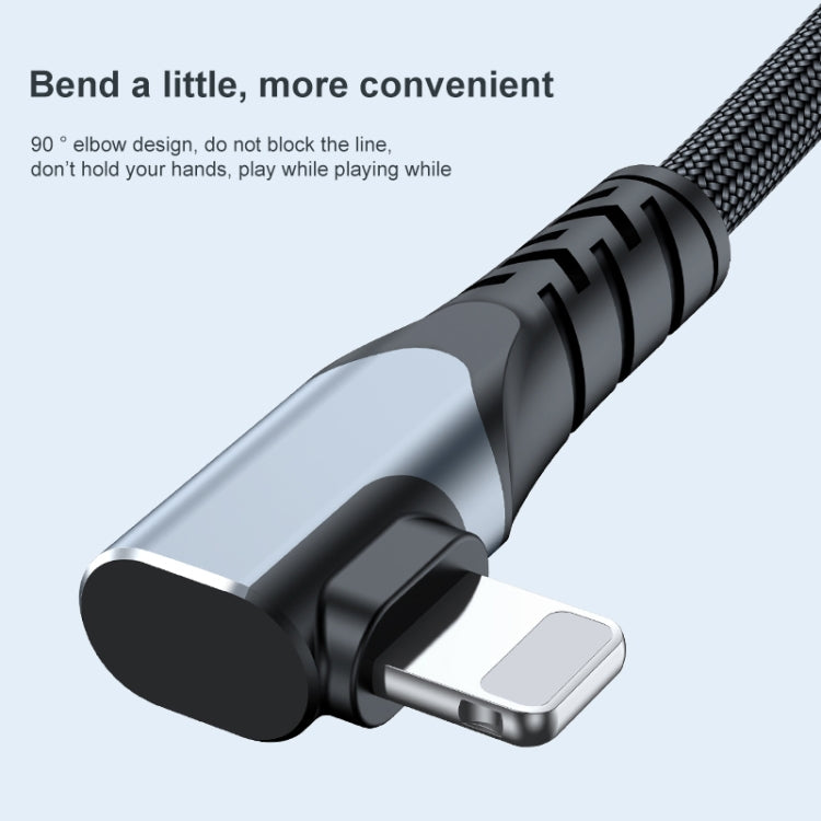 ADC-009 Cavo dati a doppio gomito da USB-C/tipo-C a 8 pin da 20 W, 0.4m, 1m, 2m