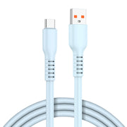 ADC-014 Cavo dati in silicone liquido da USB a USB-C/tipo-C da 6 A, 0.5m, 1m, 2m