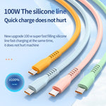 Cavo dati USB a USB-C in silicone 6A 0,5-2m