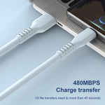 Cavo dati USB a USB-C in silicone 6A 0,5-2m