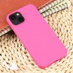 Custodia per telefono in silicone con trama intrecciata, For iPhone 14, For iPhone 14 Plus