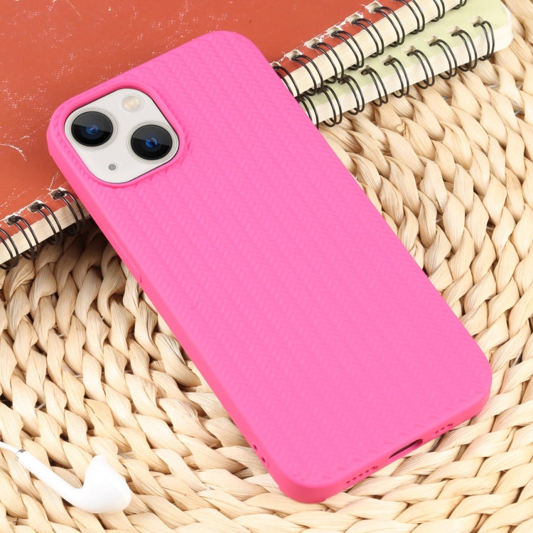 Custodia per telefono in silicone con trama intrecciata, For iPhone 13, For iPhone 13 Pro