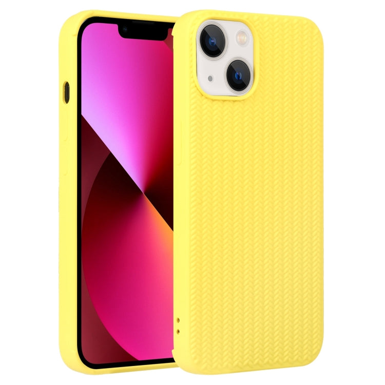 Custodia per telefono in silicone con trama intrecciata, For iPhone 13, For iPhone 13 Pro