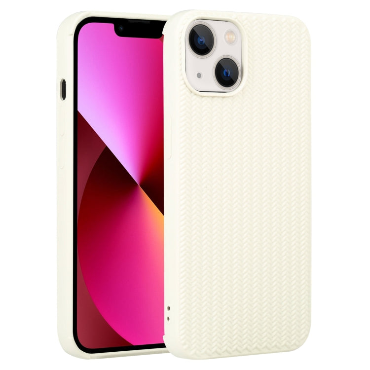 Custodia per telefono in silicone con trama intrecciata, For iPhone 13, For iPhone 13 Pro