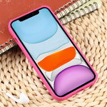 Custodia per telefono in silicone con trama intrecciata, For iPhone 11, For iPhone 11 Pro Max