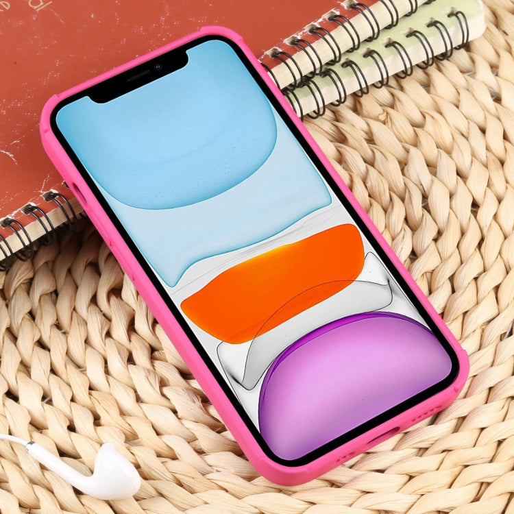 Custodia per telefono in silicone con trama intrecciata, For iPhone 11, For iPhone 11 Pro Max