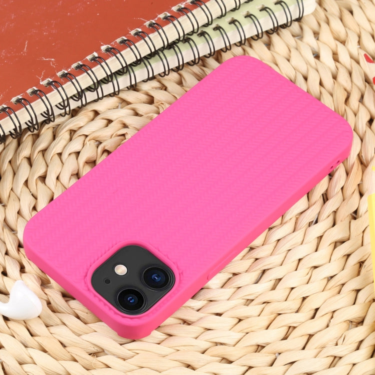 Custodia per telefono in silicone con trama intrecciata, For iPhone 11, For iPhone 11 Pro Max
