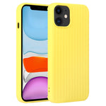 Custodia per telefono in silicone con trama intrecciata, For iPhone 11, For iPhone 11 Pro Max
