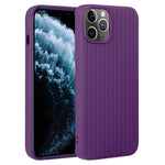 Custodia per telefono in silicone con trama intrecciata, For iPhone 11, For iPhone 11 Pro Max