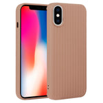 Custodia per telefono in silicone con trama intrecciata, For iPhone X / XS, For iPhone XR