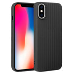 Custodia per telefono in silicone con trama intrecciata, For iPhone X / XS, For iPhone XR