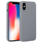 Custodia per telefono in silicone con trama intrecciata, For iPhone X / XS, For iPhone XR