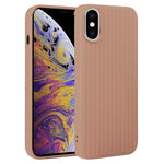 Custodia per telefono in silicone con trama intrecciata, For iPhone XS Max, For iPhone SE 2022 / SE 2020 / 7 / 8